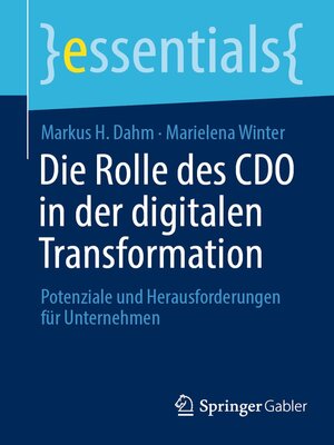 cover image of Die Rolle des CDO in der digitalen Transformation